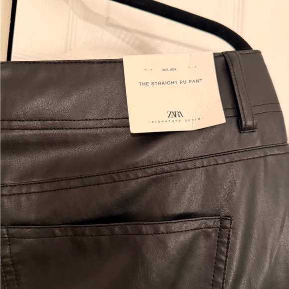 Zara Black Relaxed Fit Pants - Picture 4 of 4